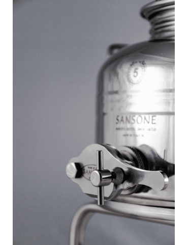 Fût inox - 5L - avec robinet spécifique miel Sansone-Fût Inox-Sansone