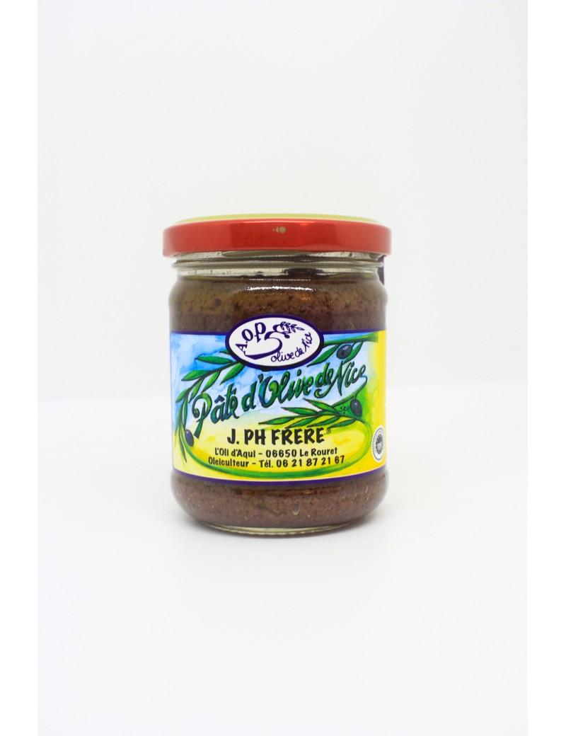 Pâte d'olive de Nice A.O.P Jean-Philip Frere 130 Grs-Pâtes d'Olives-L’Oli d’Aqui - J. Ph FRERE